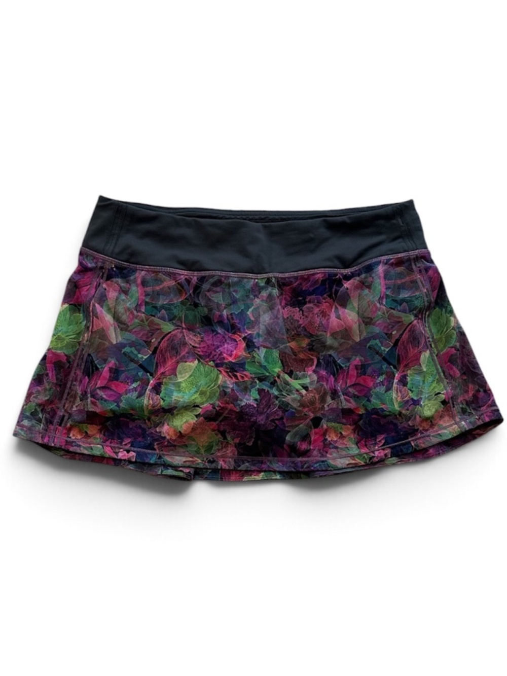 Lululemon Pace Rival Mid-Rise Skirt Vivid Floral Multi 8 Tennis Pickleball Gym
